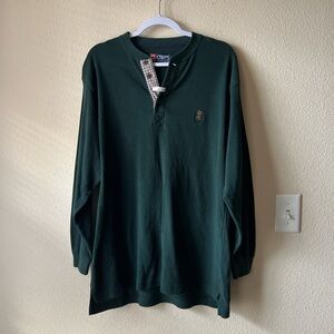 Ralph Lauren Chaps Dark Green Henley